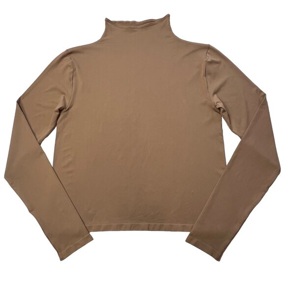 SKIMS Soft Smoothing Seamless Turtleneck NEW Sienna 4X - Picture 2 of 11